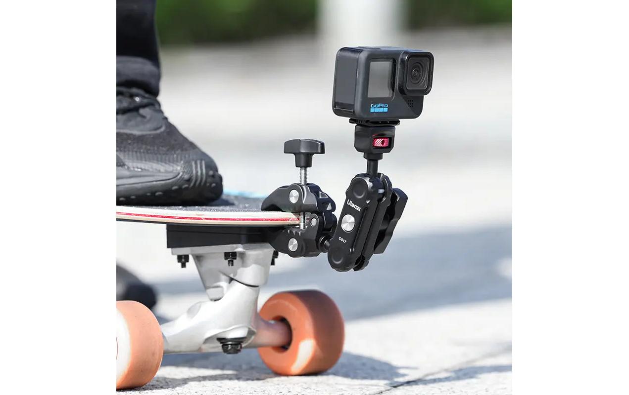 Super-Klemme mit Dual Ballhead Magic ArmUniversal Doppelklammer