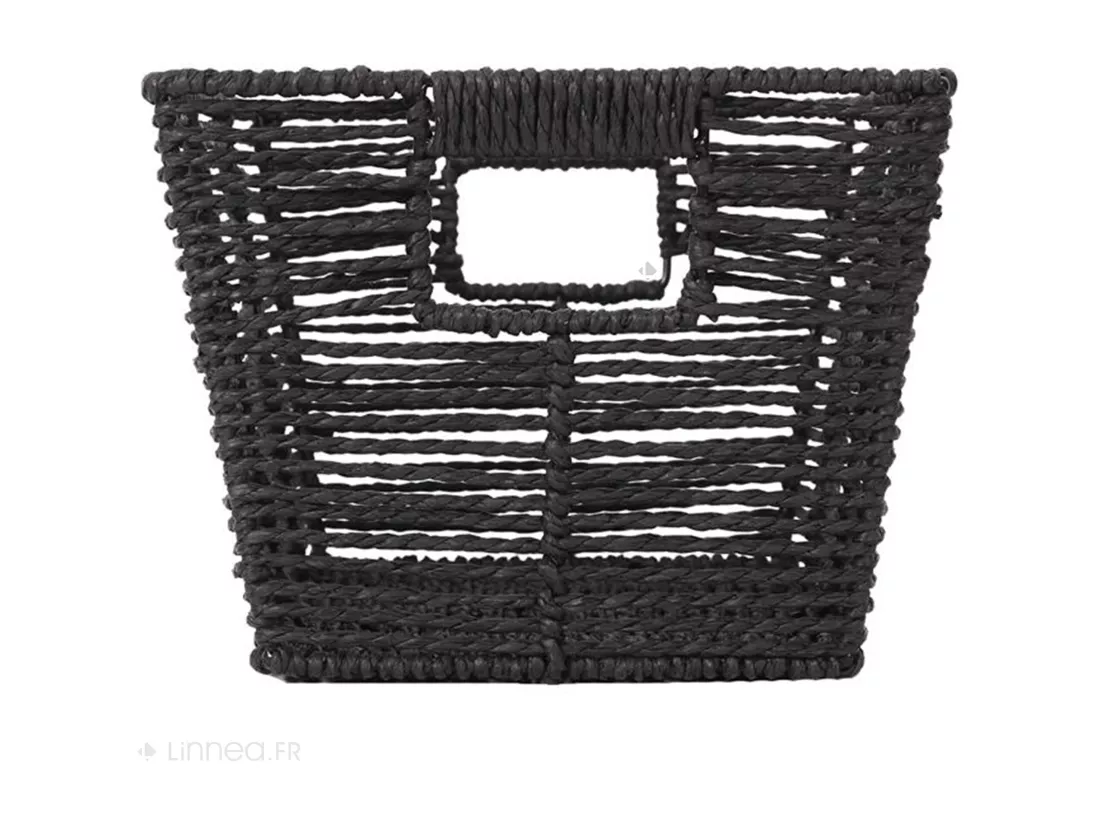 Panier de rangement 33x22x17 cm FOREST noir