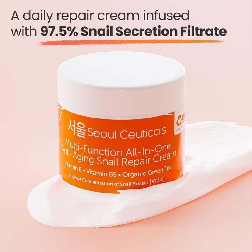 Seoul Ceuticals - Multifunctionele alles-in-één anti-aging slakkenherstellende crème