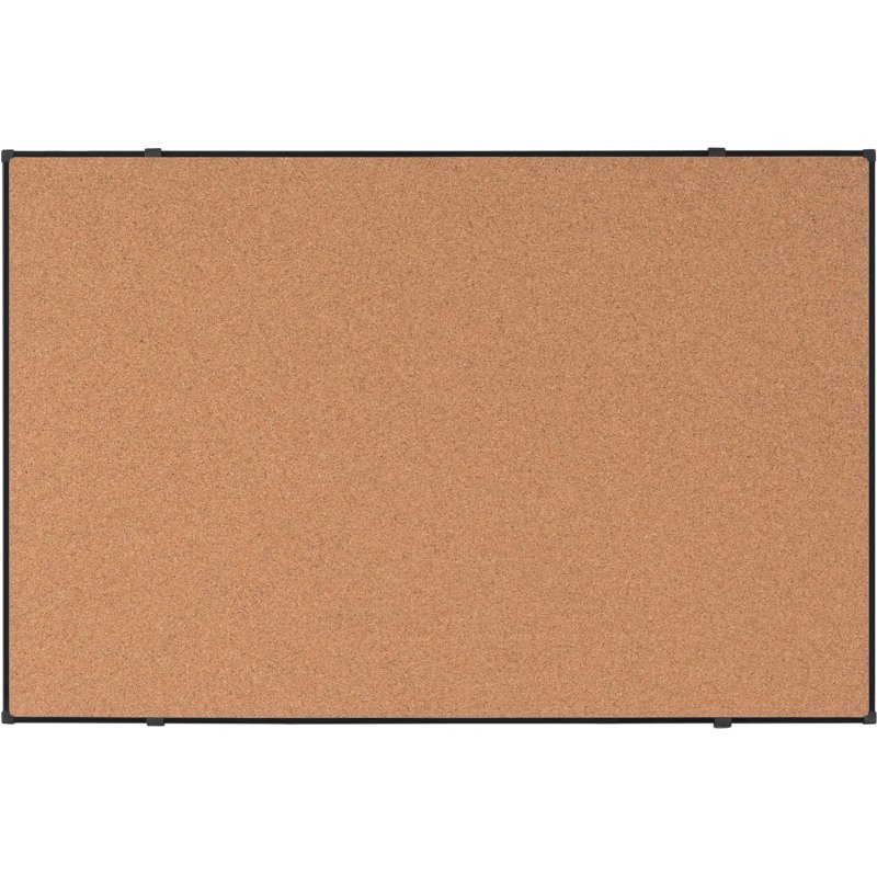 Tableau liege Suri cadre noir 178 x 118 cm Bi-Office