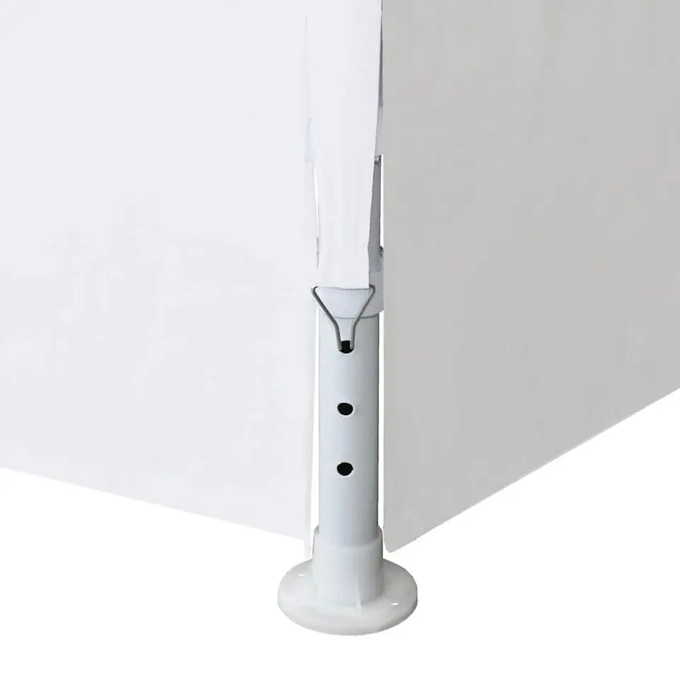vidaXL - Partytent - Wit - Stof