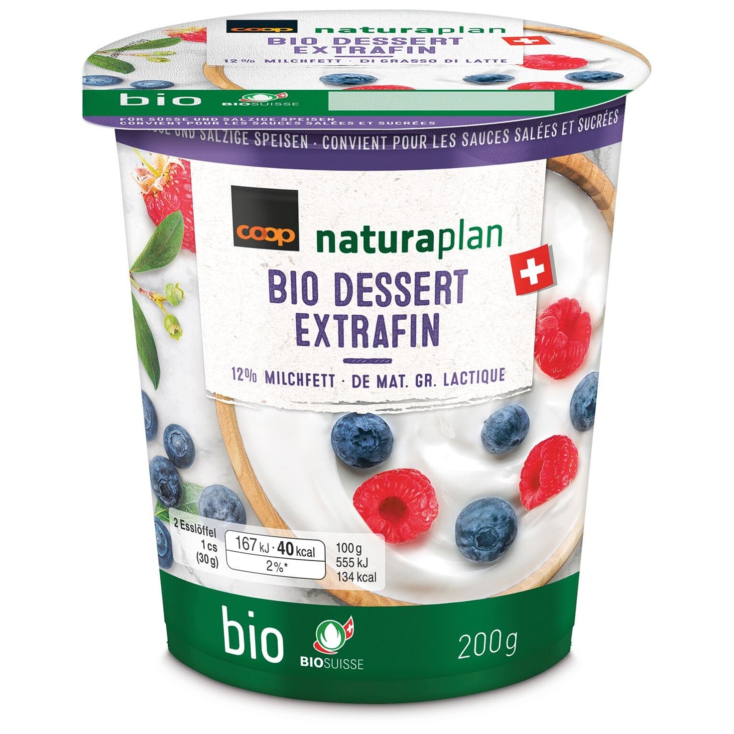Naturaplan Bio Dessert Extrafin 12%