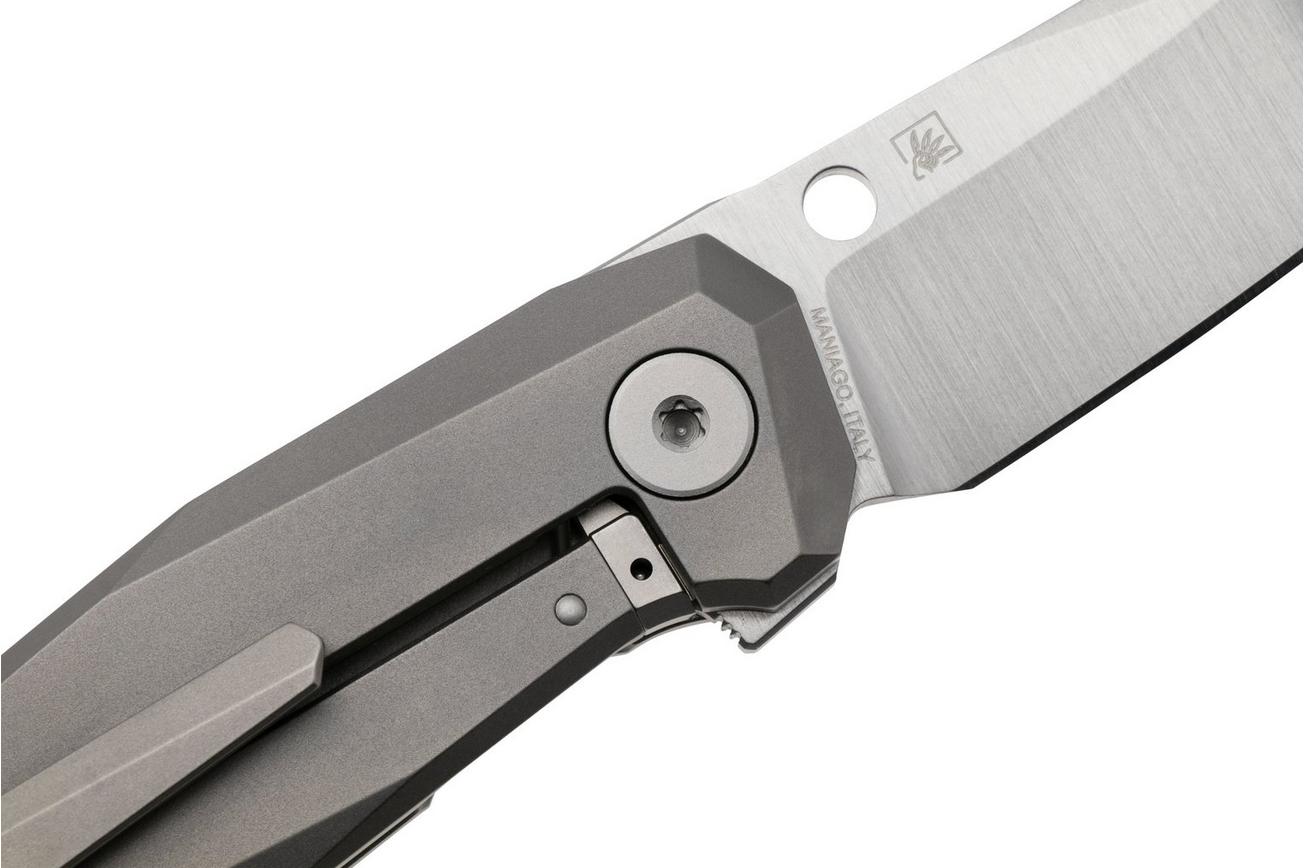 Spyderco Techno 3 C158TIP3 CTS-XHP, Titanium zakmes, Marcin Slysz design
