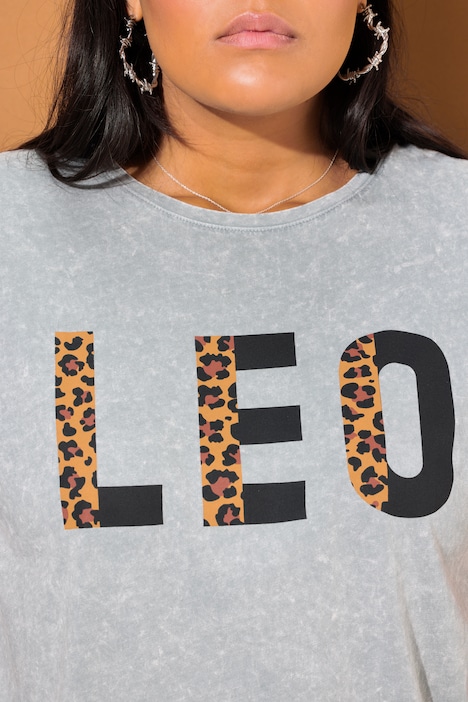 T-Shirt, Classic Shape, Leo Statement
