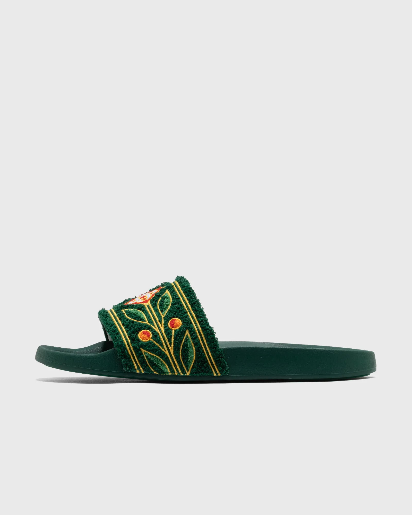 Casablanca EMBROIDERED TERRY SLIDER