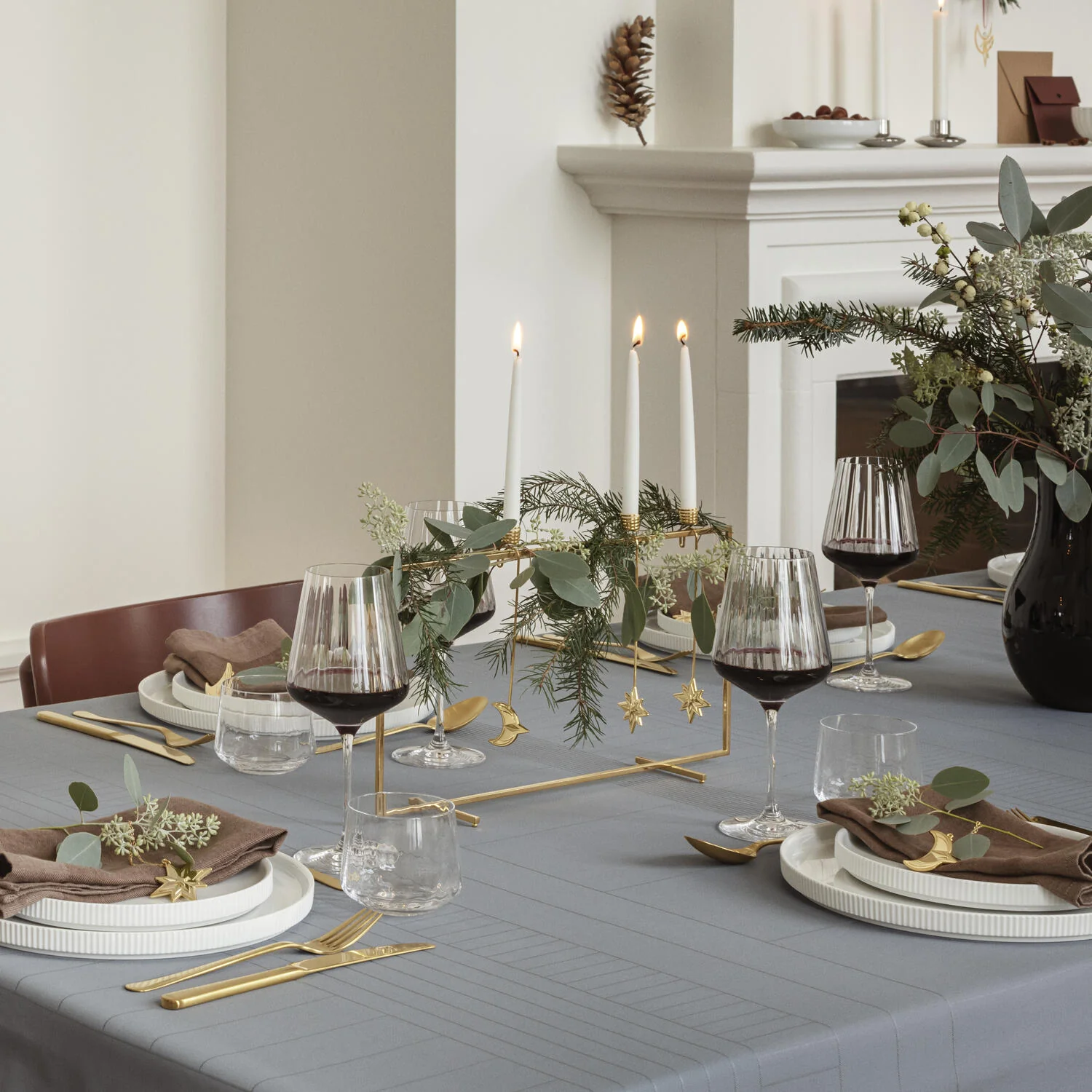 Georg Jensen  Måne Lysholder 2024 - forgyldt
