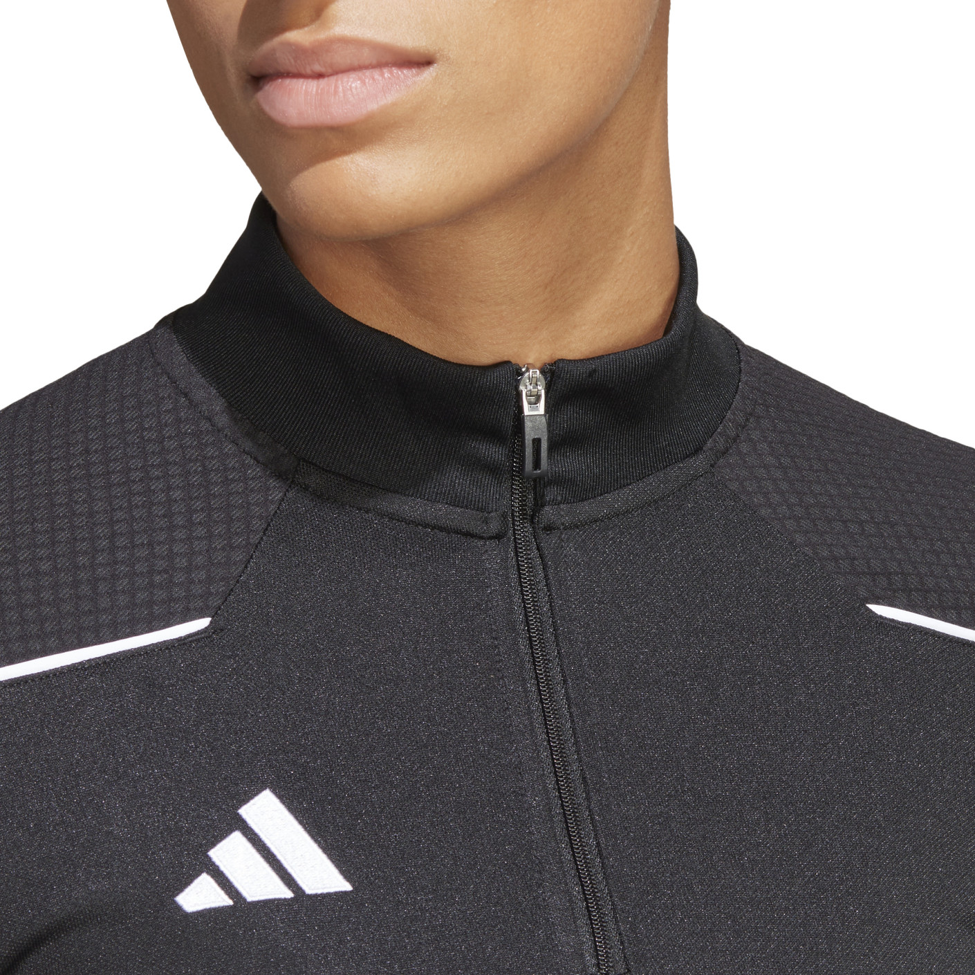 Adidas Tiro 23 League Trainingstrui 1/4-Zip Dames Zwart Wit