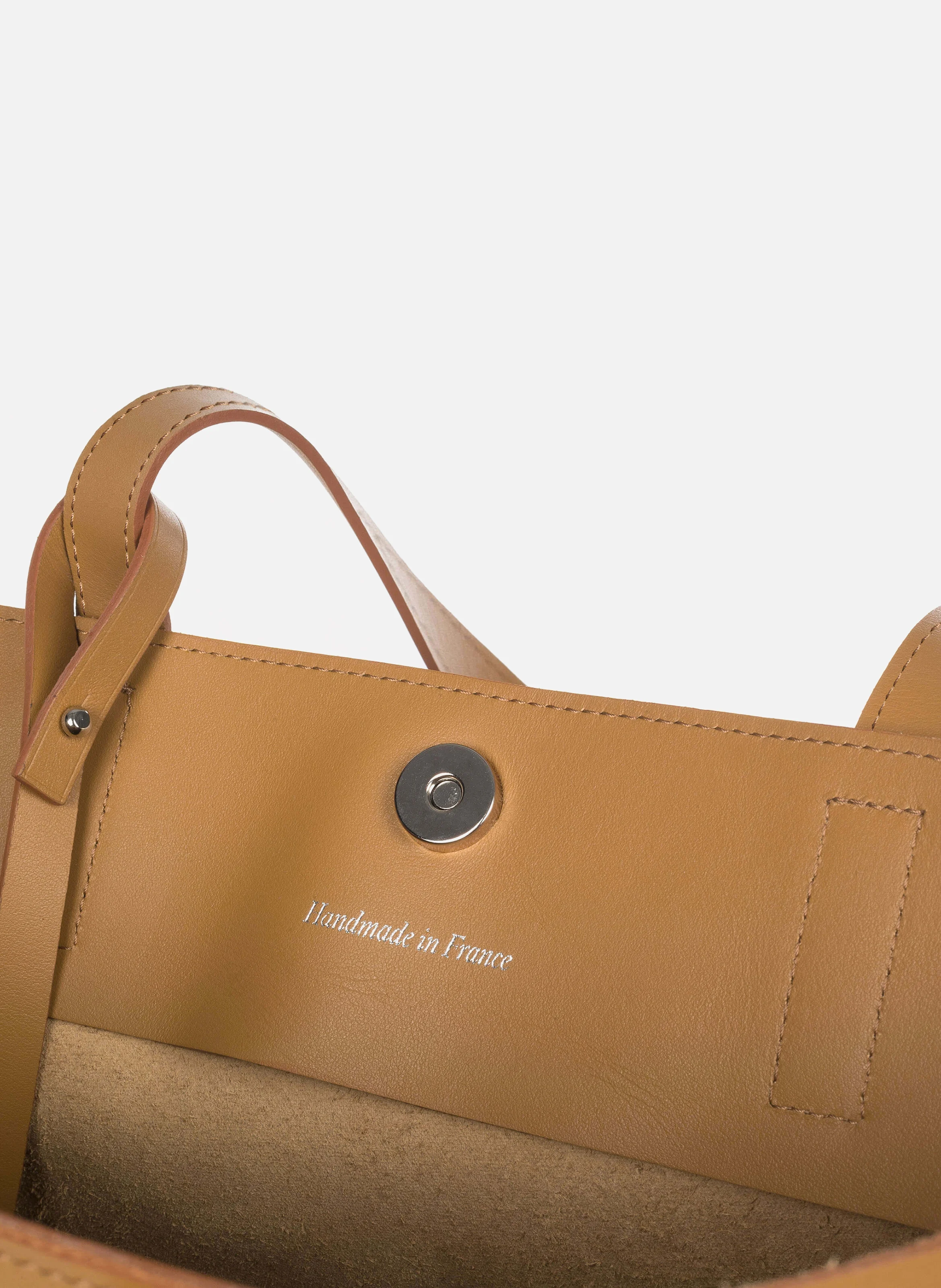 Sac cabas cuir lisse | Marron