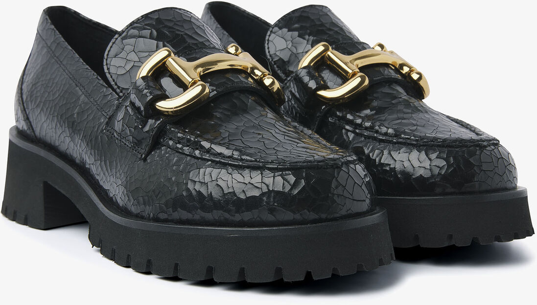 VIA VAI zwarte via vai loafers jace banks