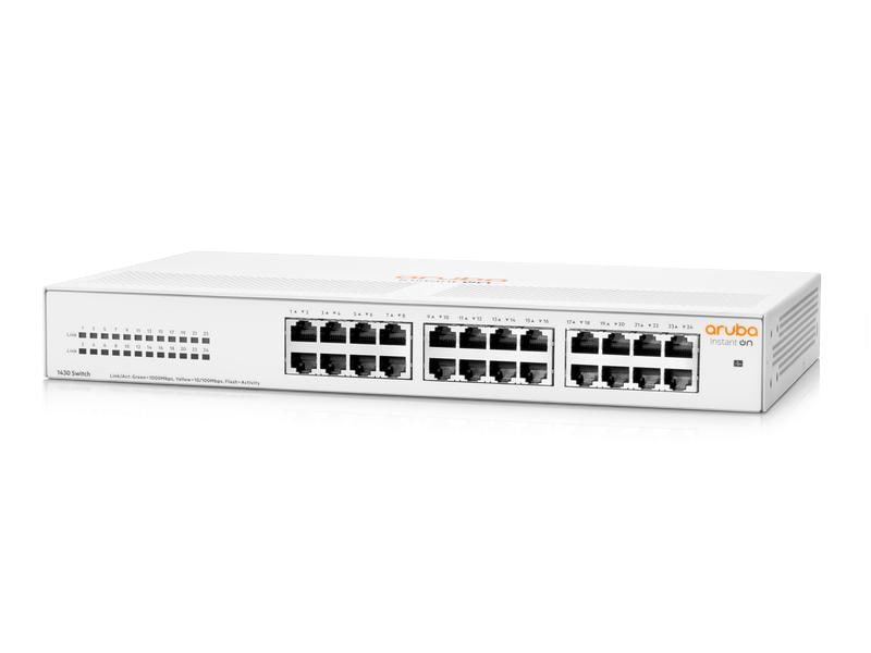 HPE Aruba Networking Switch Instant On 1430-24G 24 Port Aruba Instant On 1430 Nicht verwaltete Ethernet-Switches für einfache Konnektivität