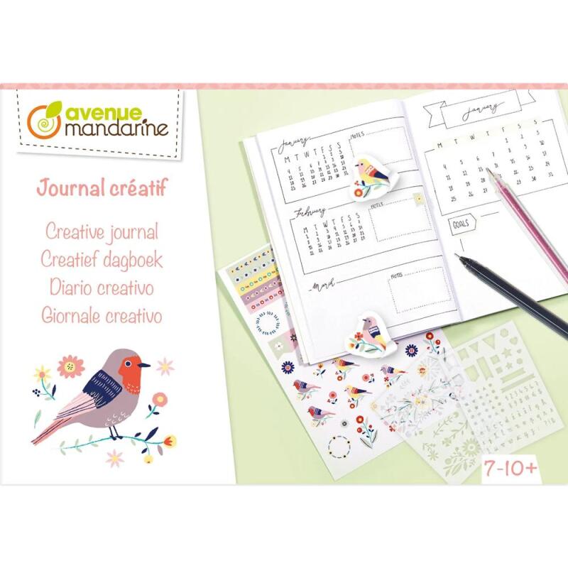 Boîte créative, Journal créatif - Blanc