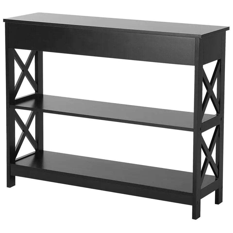 MONTGOMERY - Consoletafel - Zwart - MDF