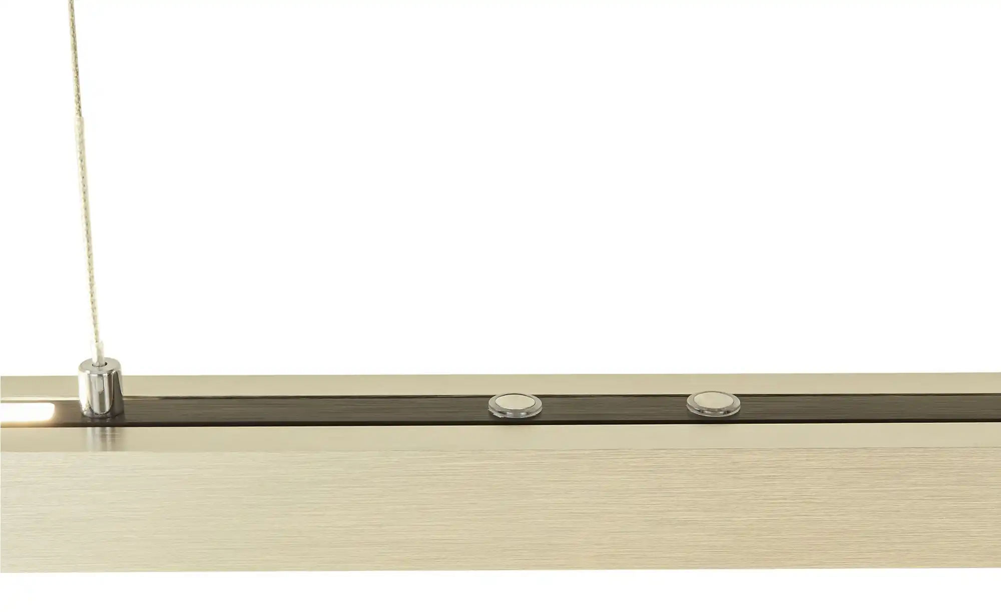 Trio LED-Pendelleuchte, alu mit Up & Down Light