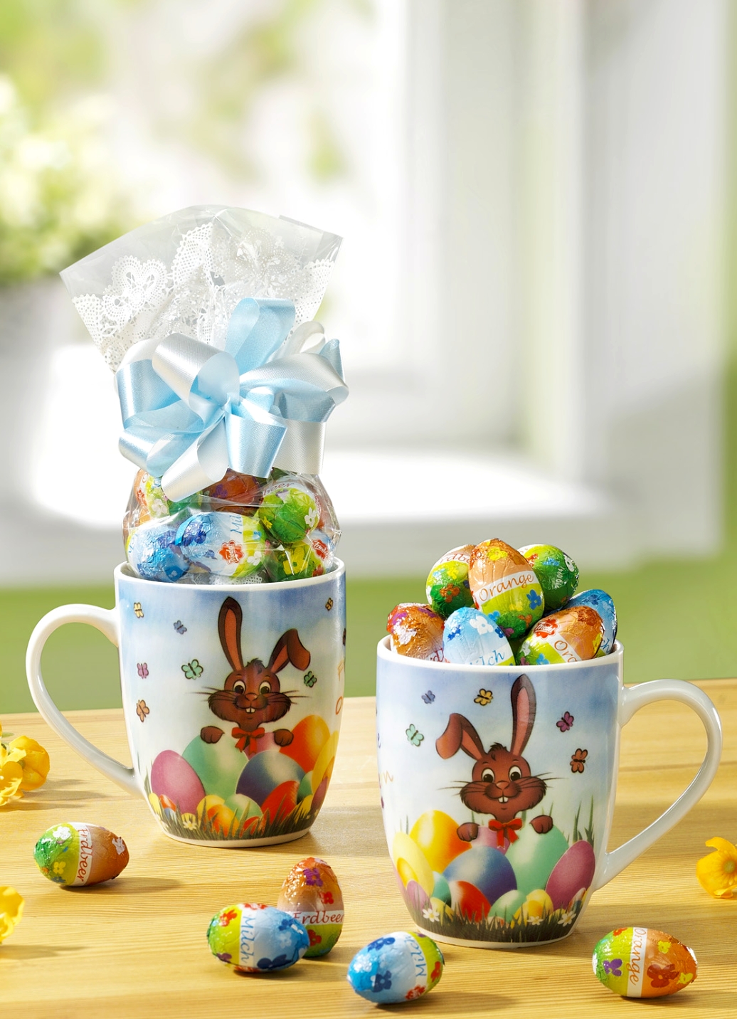 Tasse Lustiger Osterhase, 2er-Set