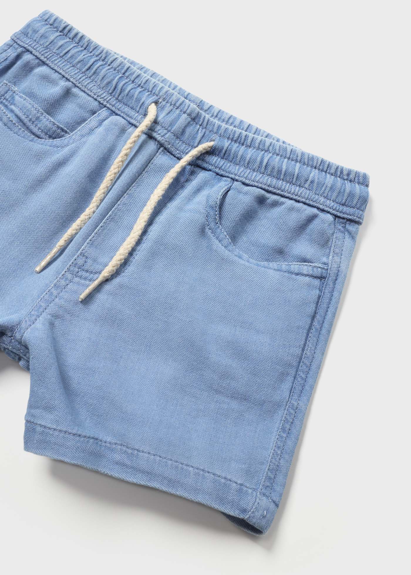 shorts jeans básicos para bebês