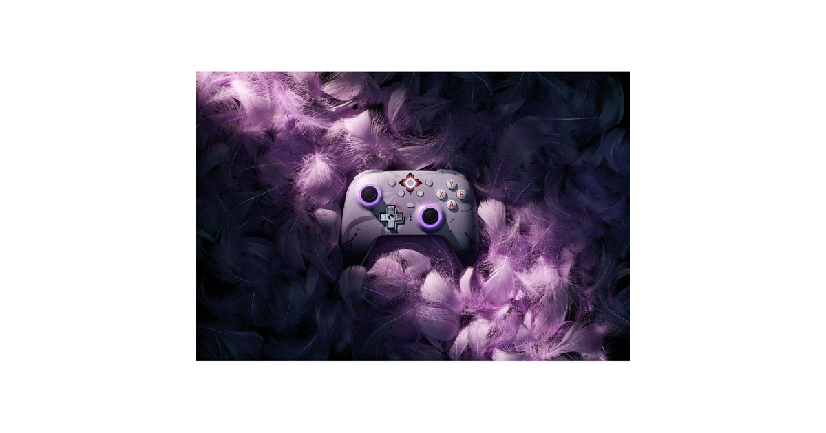 8BitDoUltimate 2 Wireless Controller - Honkai: Star Rail - Evernight  (Donkerpaars, 2.4 GHz / Bluetooth, USB, Pc)