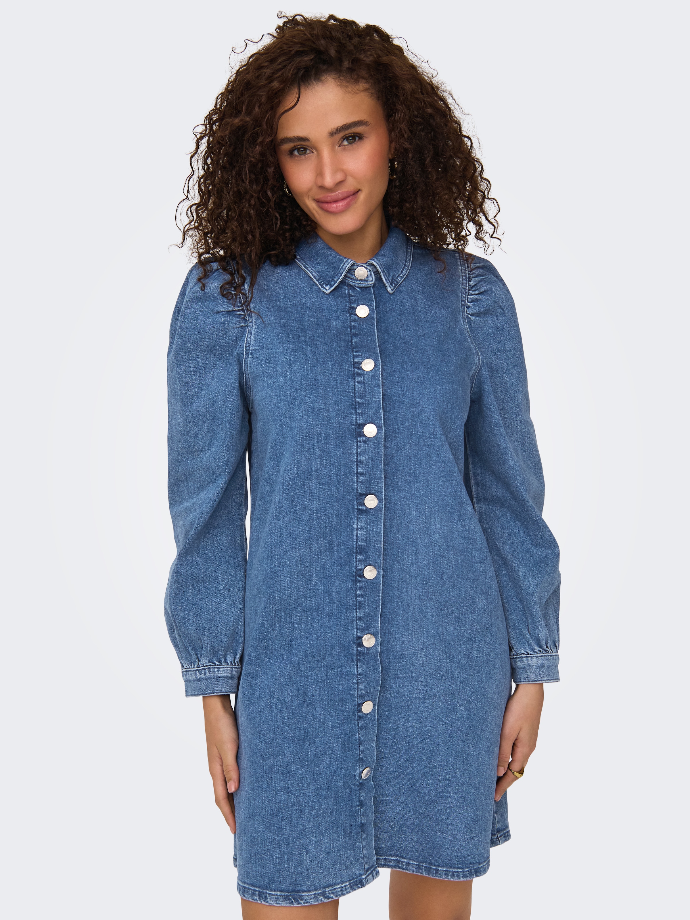 ONLY Jeanskleid »ONLALMA L/S DRESS DNM CRO«
