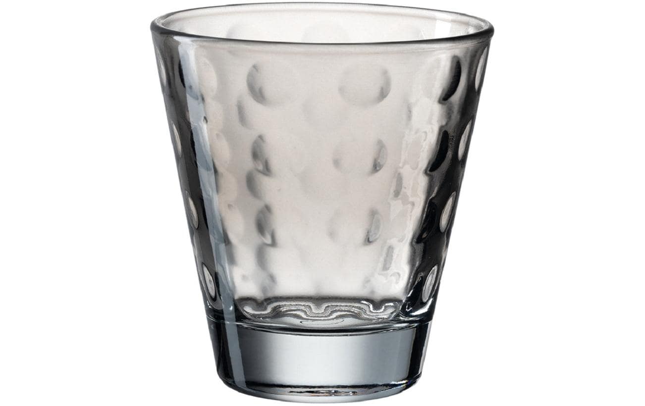 Trinkglas Optic Pastell 215 ml, 6 Stück, GrauFarbiges Trinkgläser Set