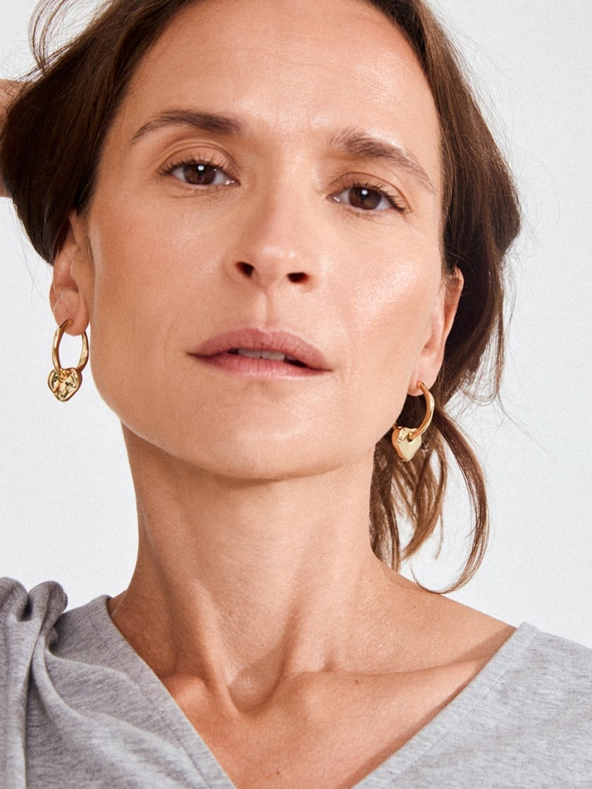 Nova Earrings Old Gold