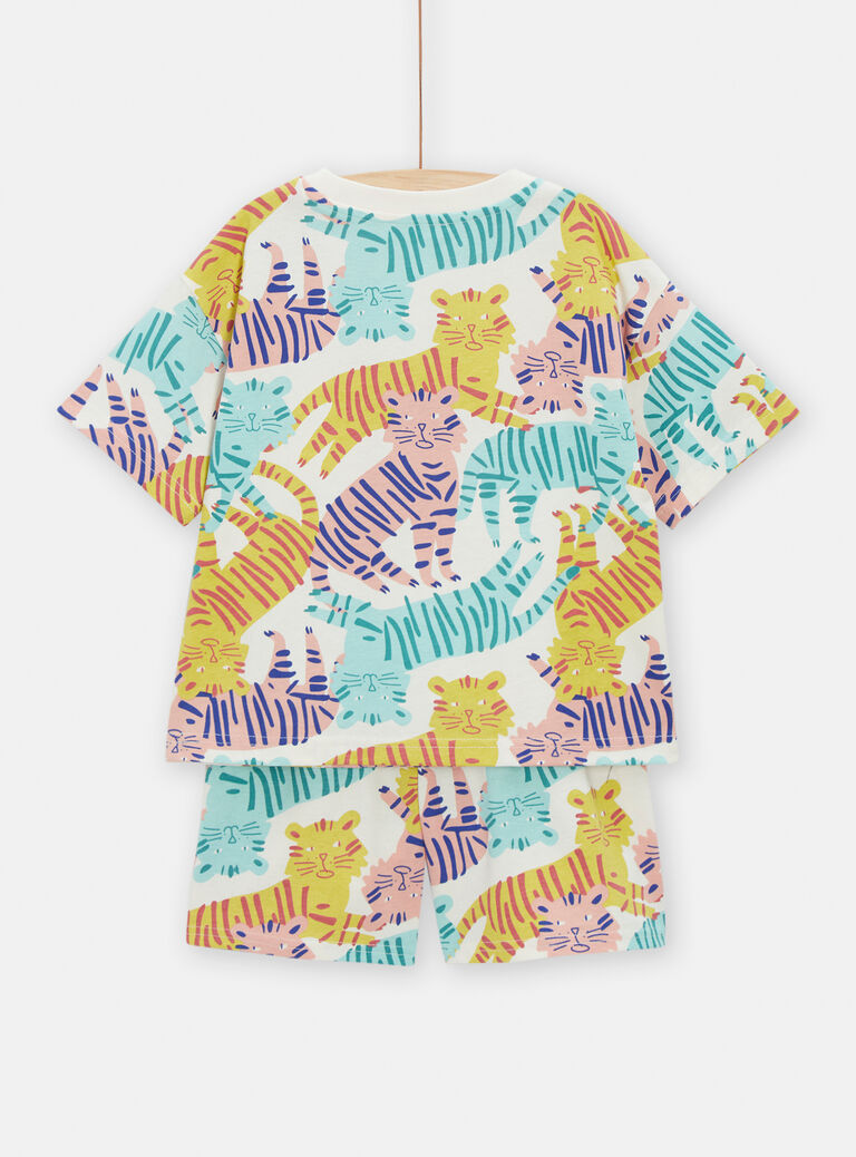 Pyjama mixte imprimé pour enfant