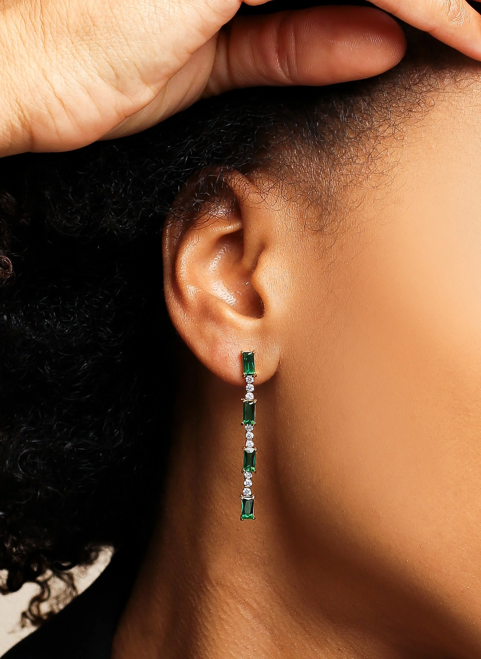 SOLENE - Boucles d'oreilles pendantes solene | Doré