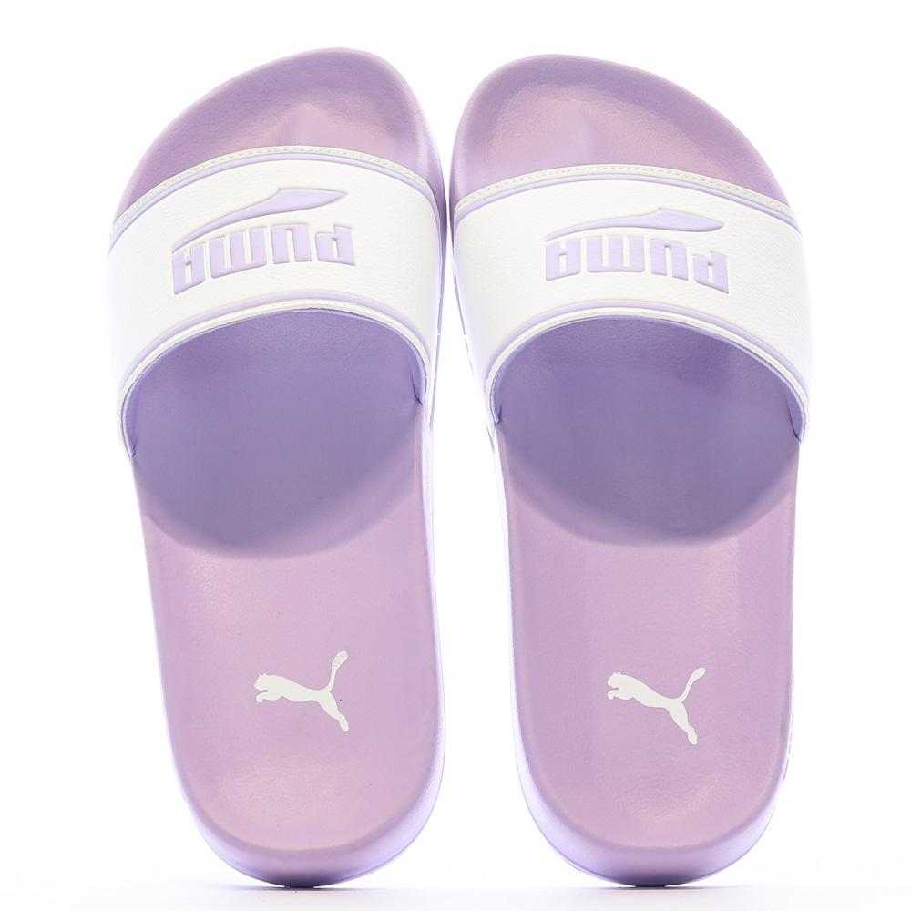 Puma Claquettes Violettes/Blanches Femme Puma Leadcat 2.0 Elevate