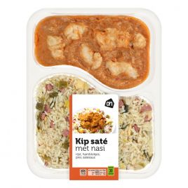 Albert Heijn Nasi met kip sate (voor uw eigen risico, geen restitutie mogelijk)