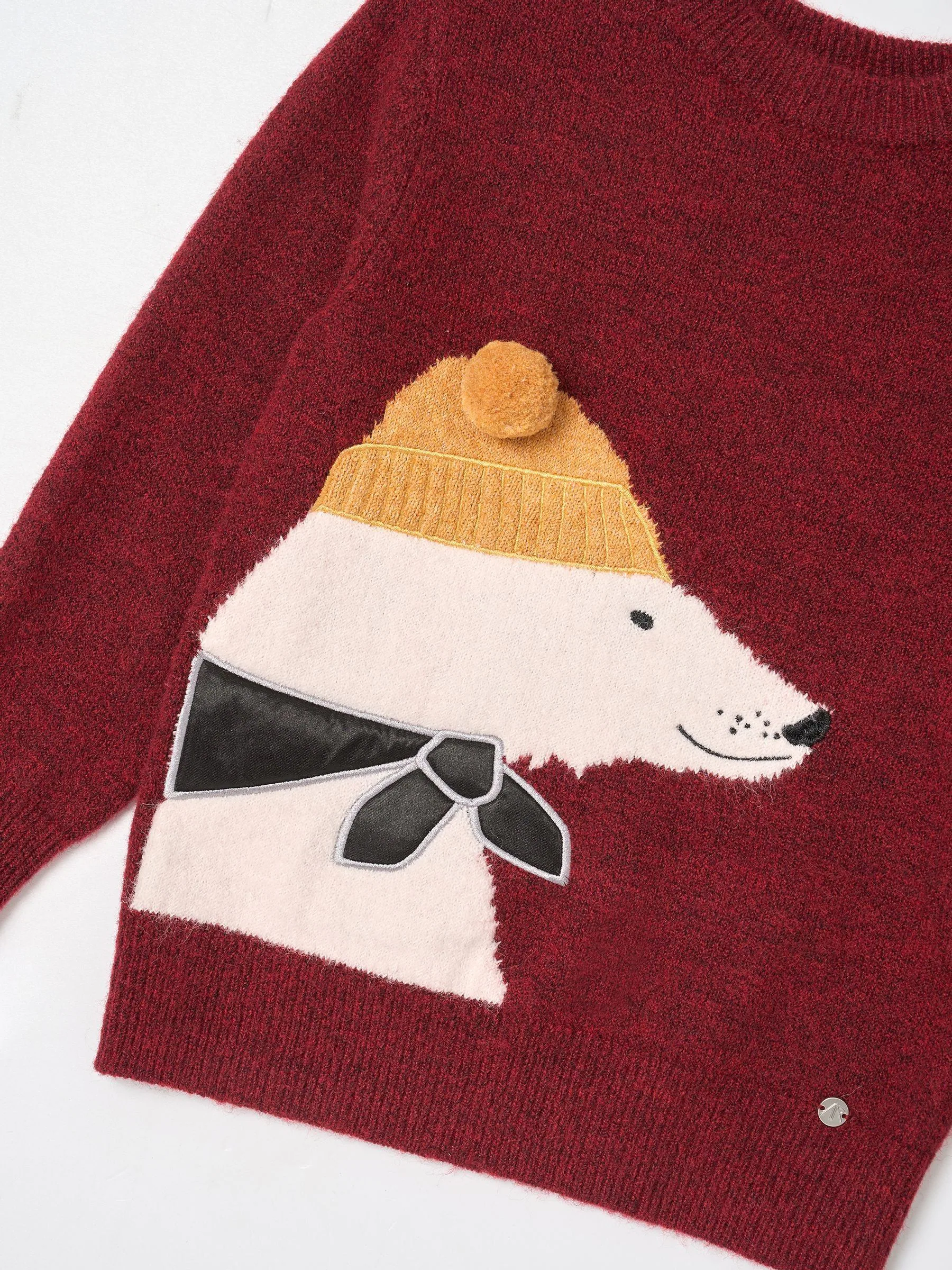 Rood - Angel & Rocket Erik-trui met print