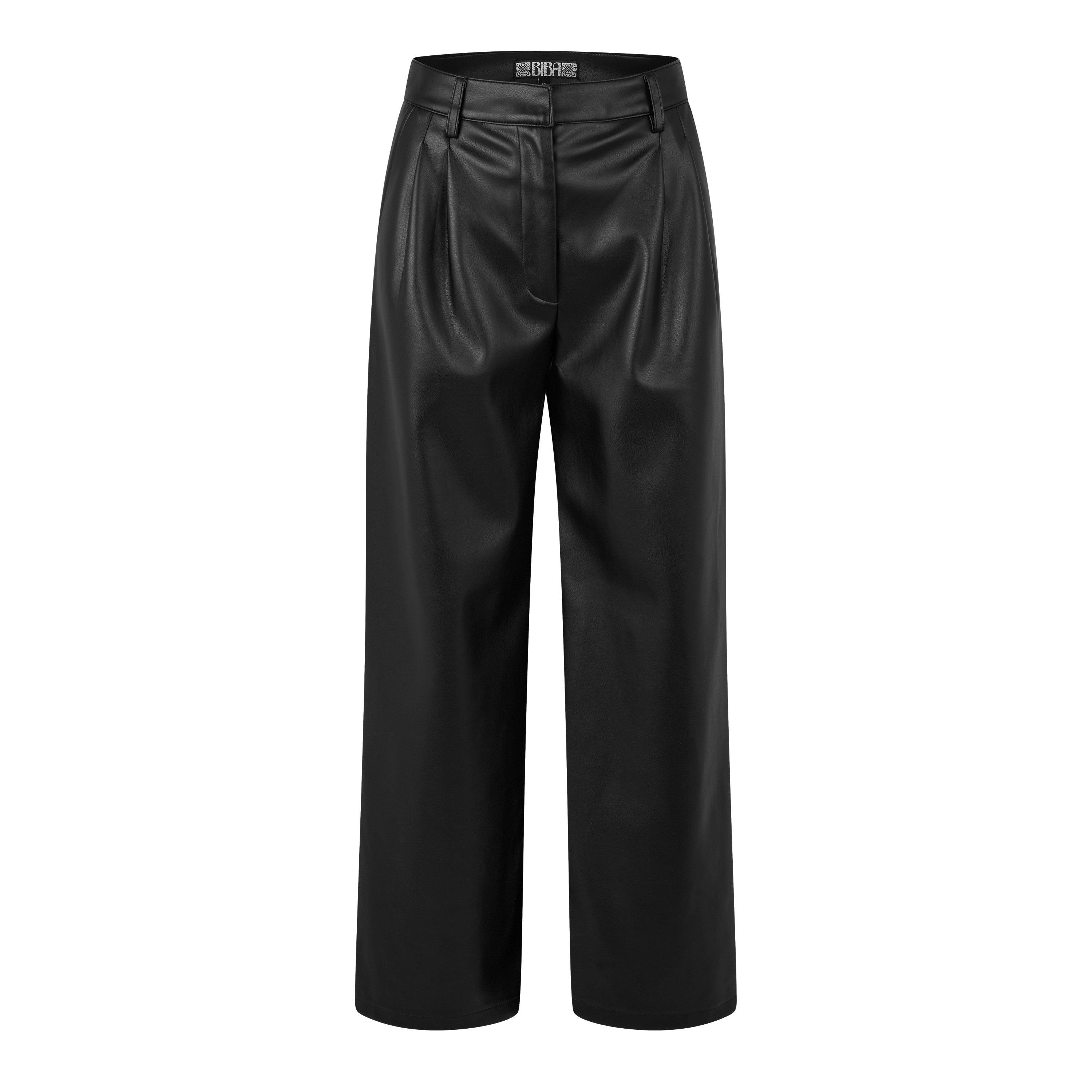 Biba PU Wide Leg Trousers