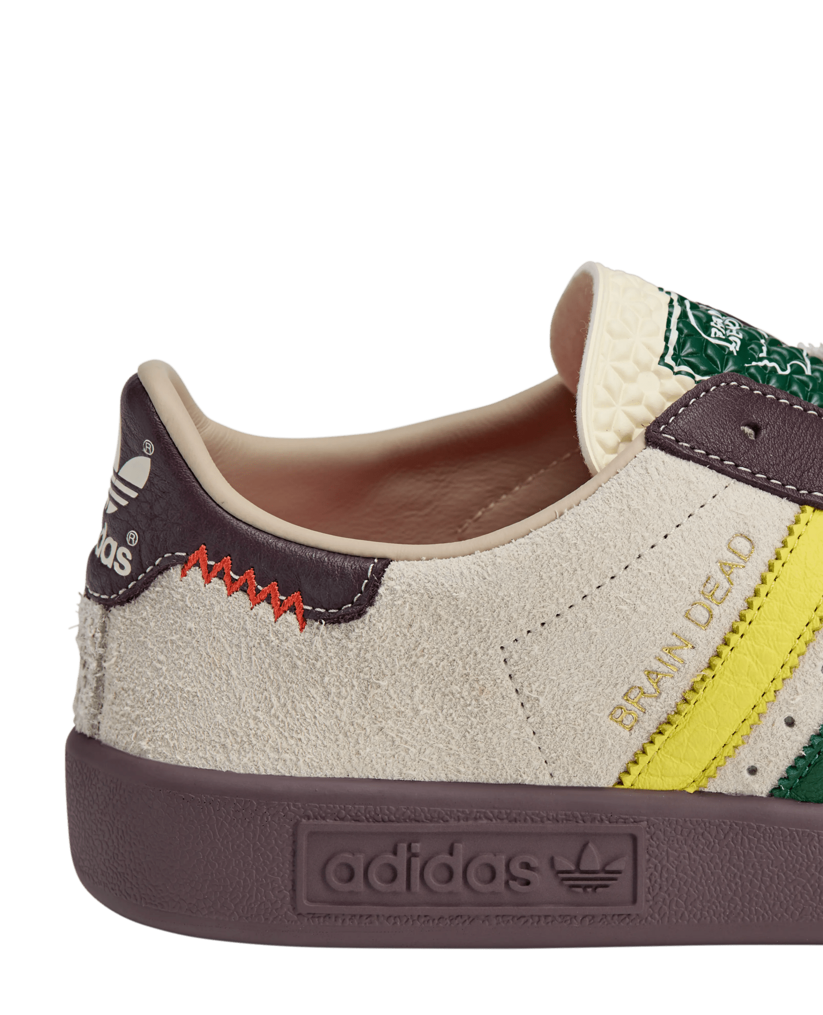 adidas Forest Hills Brain Dead x (Cream White/Pantone-Night Red)