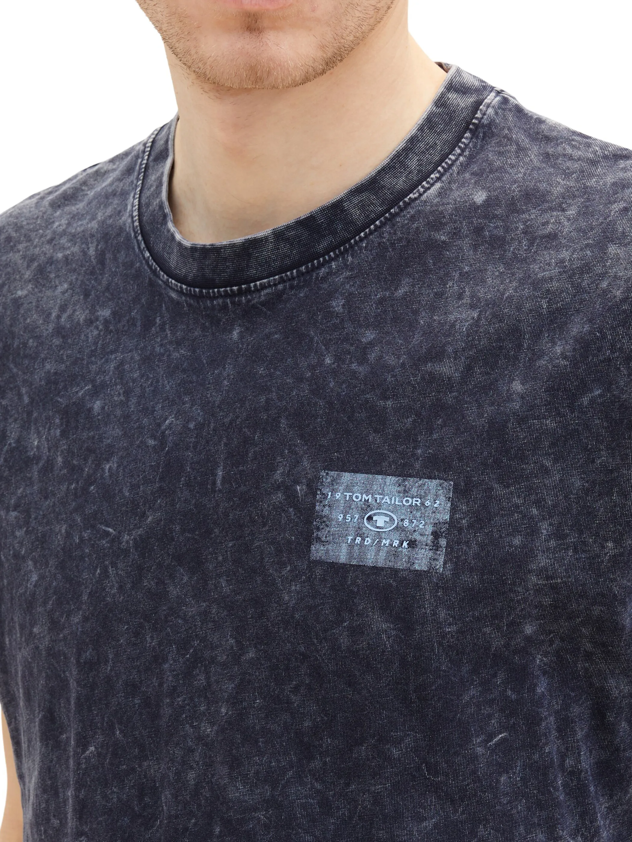 Herren Shirt in verwaschener Optik