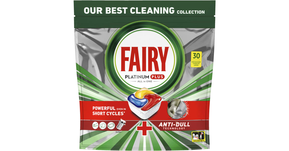 Fairy Tabs Platinum Zitrone 28er-Packung