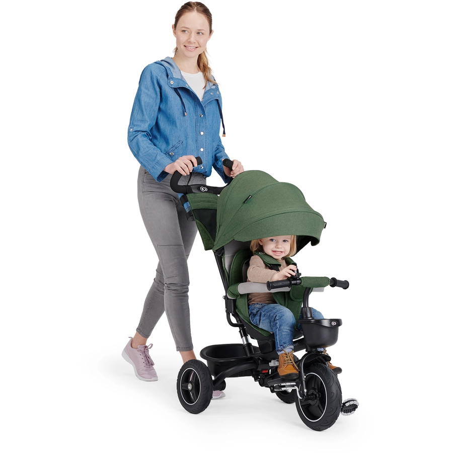 Kinderkraft 5 in 1 Dreirad SPINSTEP, mauvelous pink