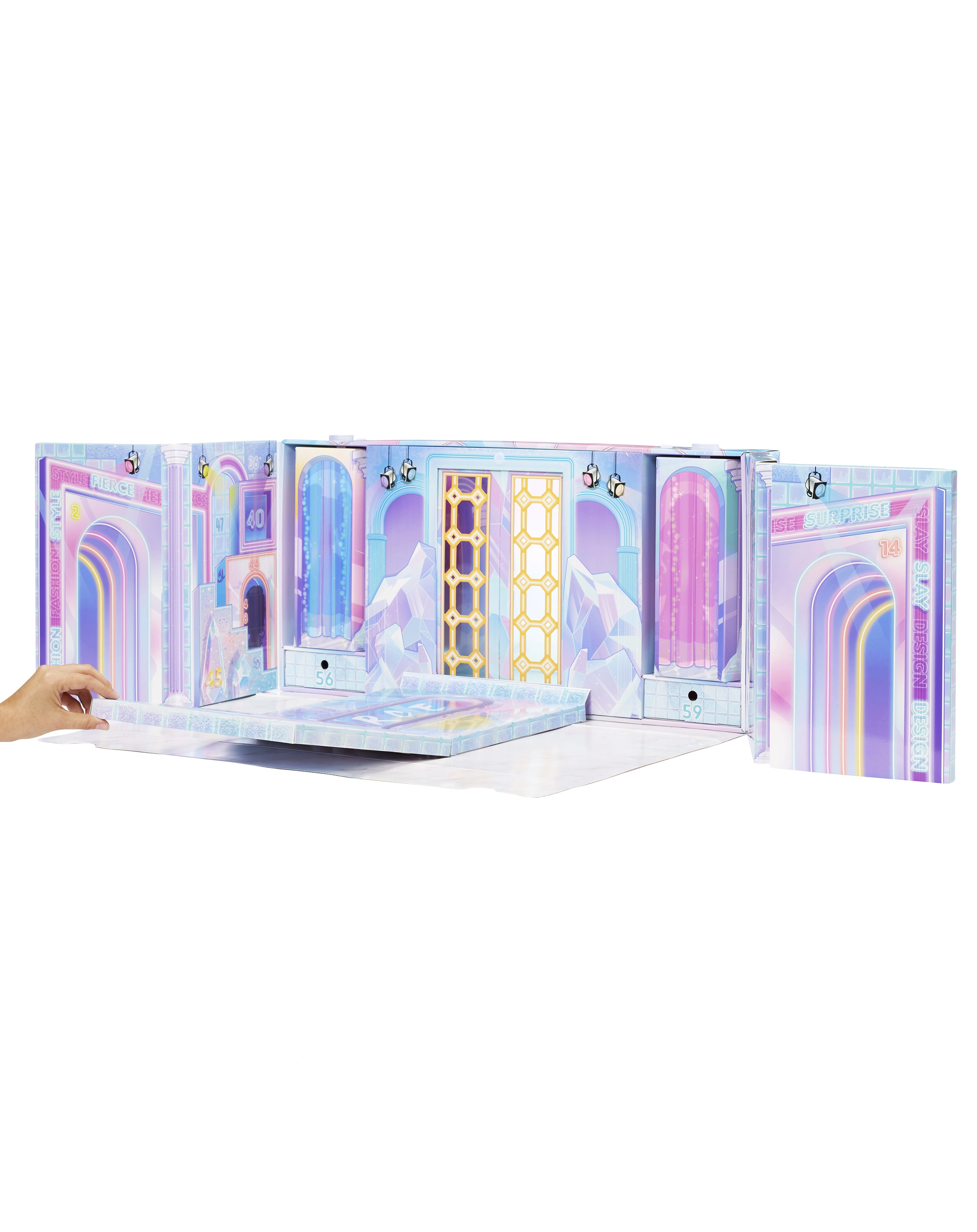 Puppen-Spielset OMG RUNWAY mit 12 Puppen