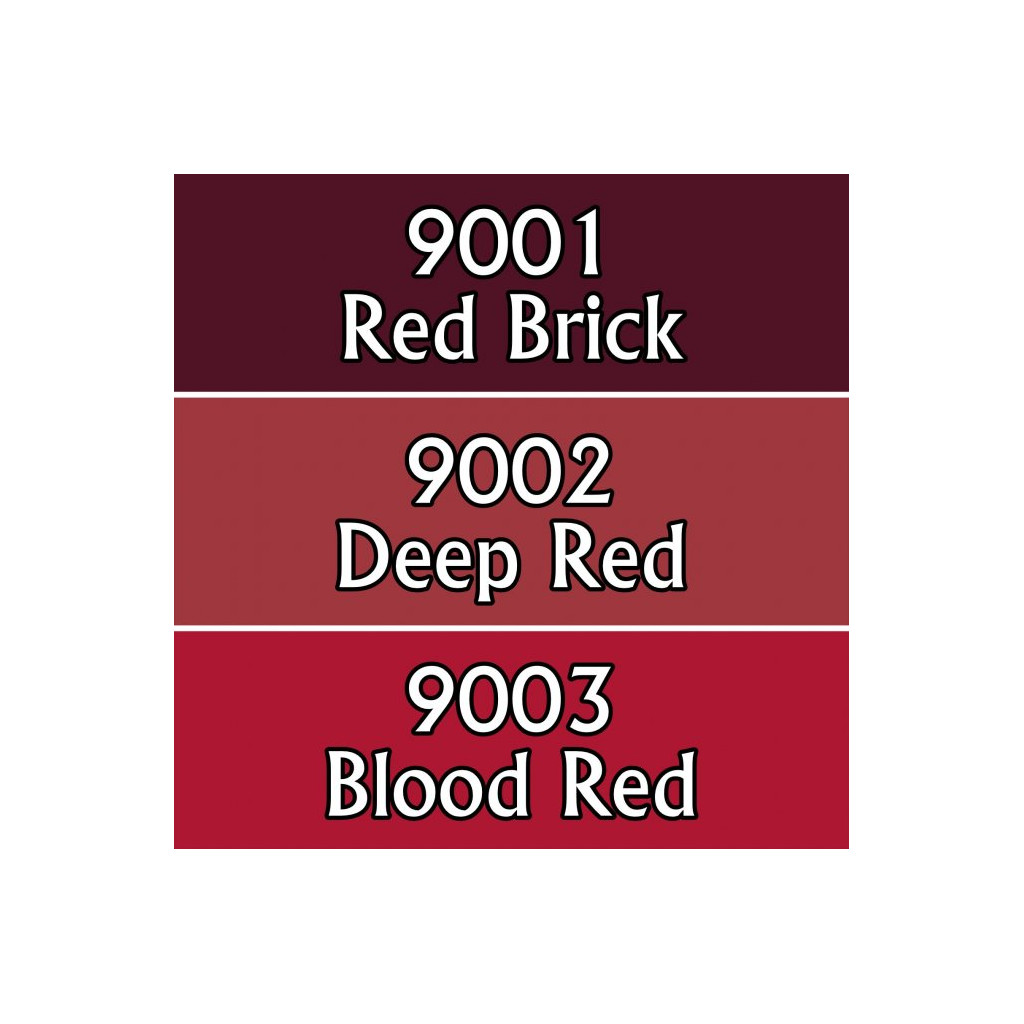Reaper Master Series Paints Triads: Blood Colors