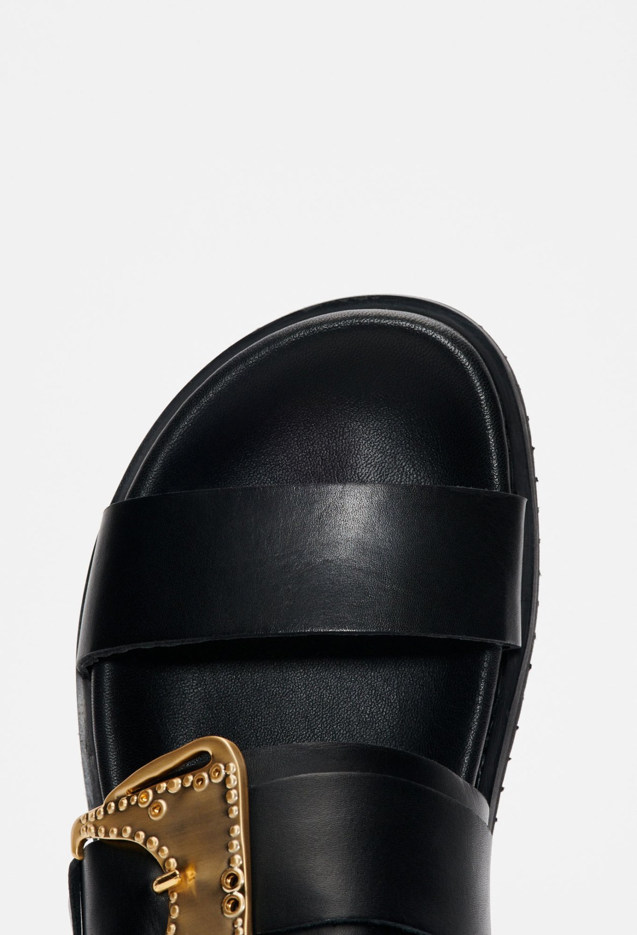Mules en cuir