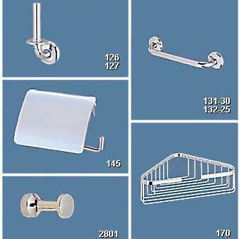 Geesa Standard Hotel badgreep met verdekte bevestiging 30cm buis 20mm chroom