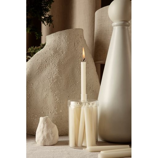 ferm LIVING Vulca Mini Vase, Offwhite Stone