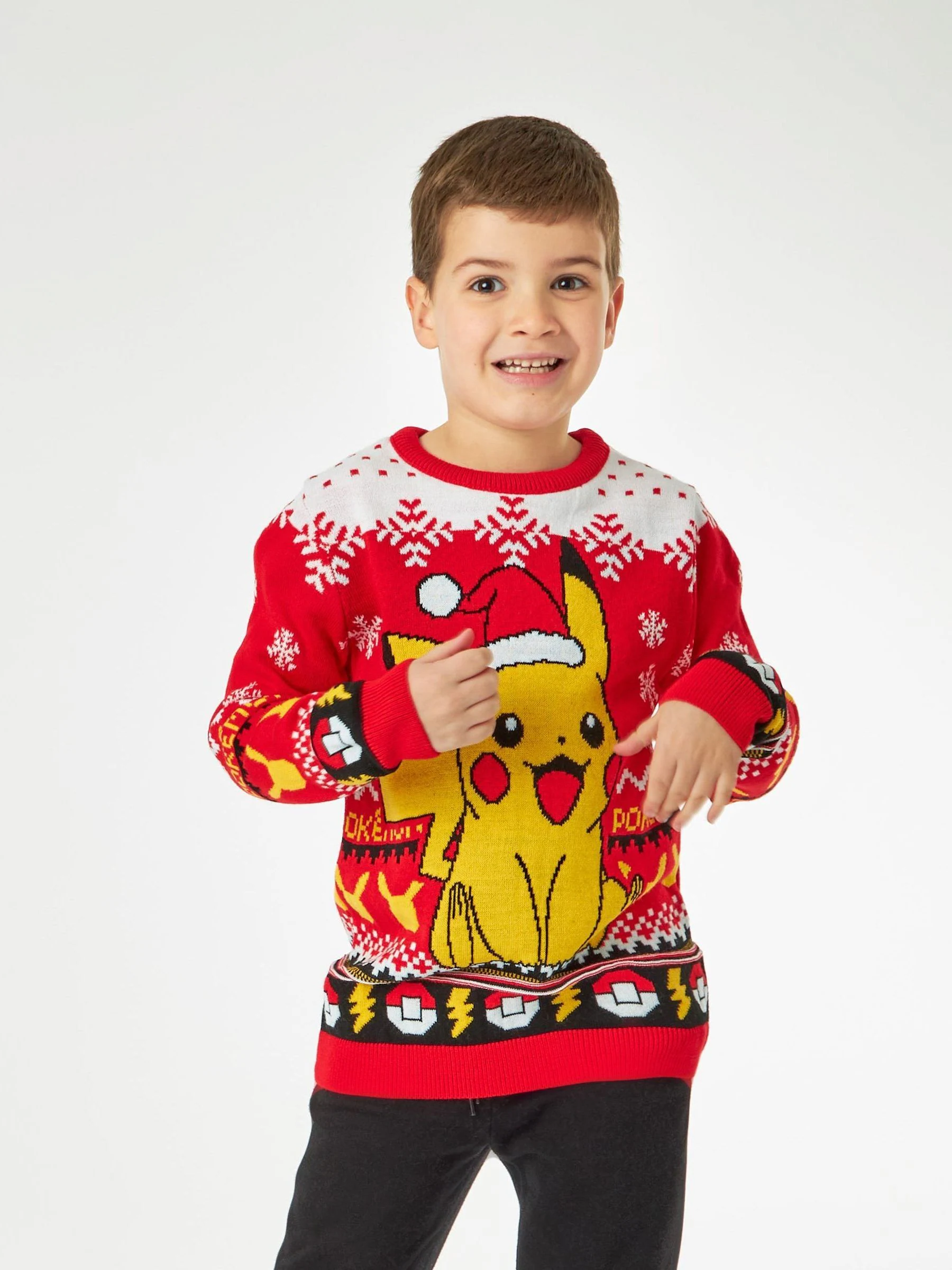 Vanilla Underground Pokemon Pikachu Knitted Christmas Jumper