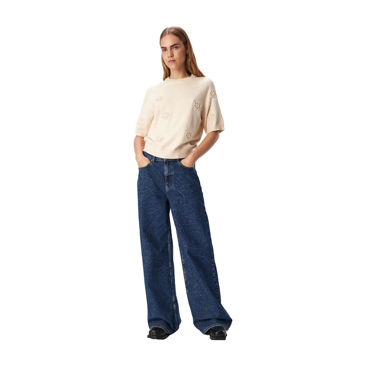Dames Trui 25006 sweat chestprint