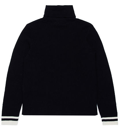 Marni Bluse - Rib - Sort m. Hvid