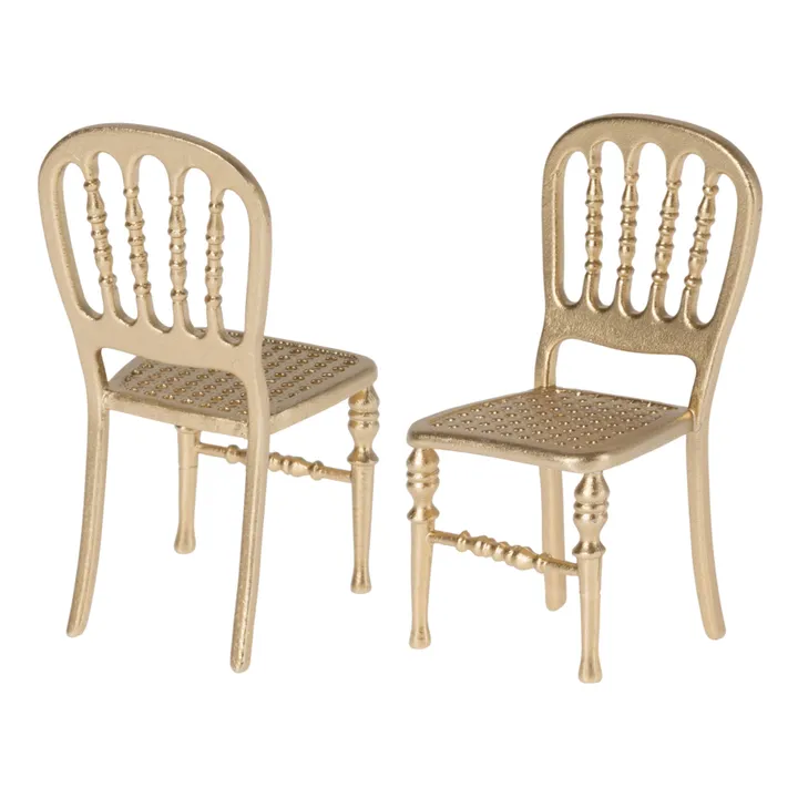 Maileg Mini chaise  | Doré