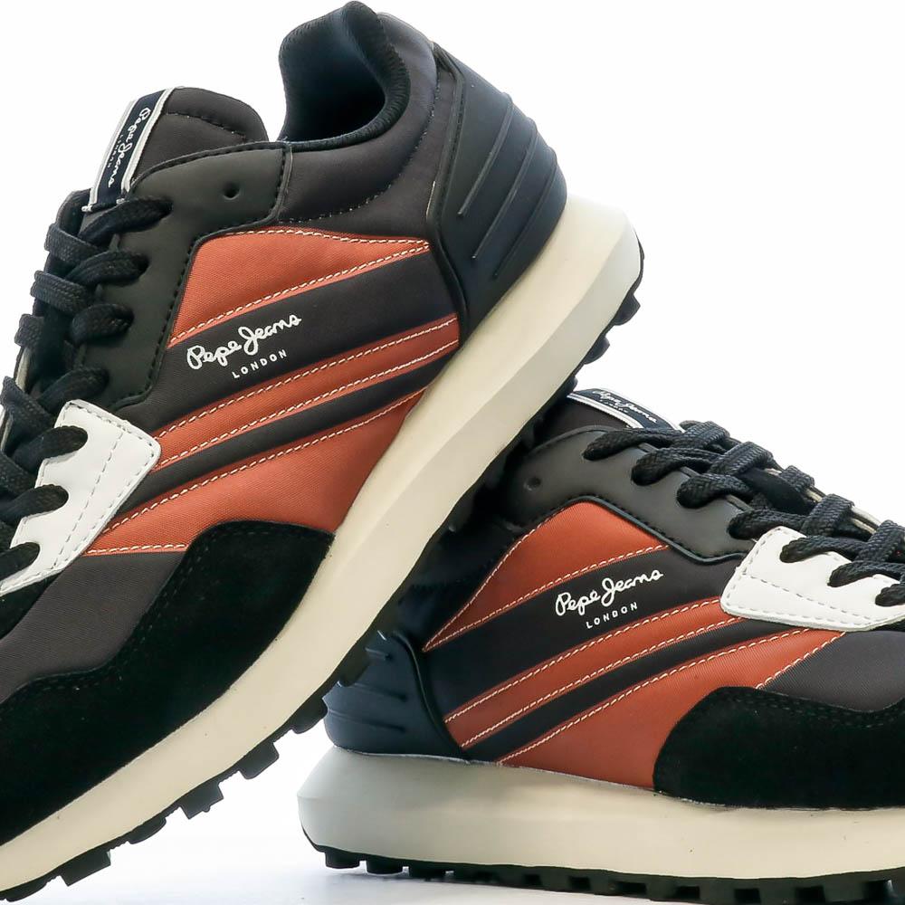 Pepe jeans Baskets Noir/Camel Homme Pepe Jeans Foster