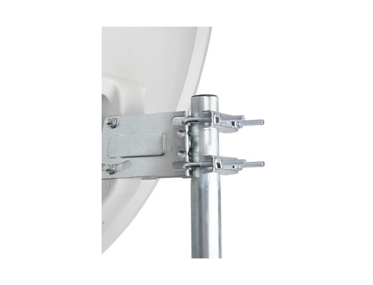 OPTEX - Antenne extérieur Pack antenne parabole satellite acier 65cm blanc hd4k + lnb...