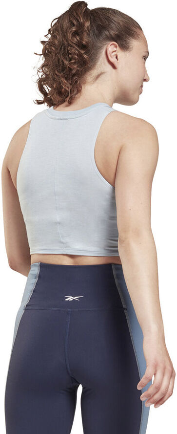 Reebok Studio Gathered Solid træningstop Blå