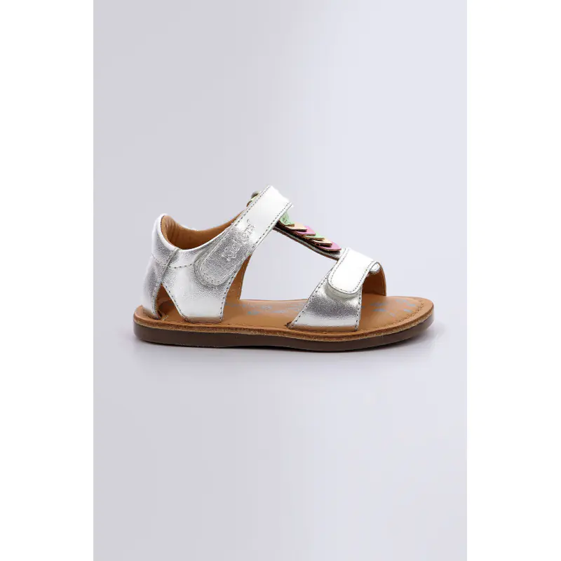 Divazia Argent SANDALES Cuir Fille
