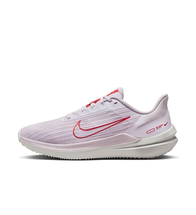 Nike Air Winflo 9 Womens Road Run BARELY-GRAPE-LT-CRIMSON-DOLL