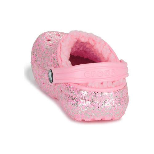 Crocs - Classic Lined Glitter Clog K - Rose