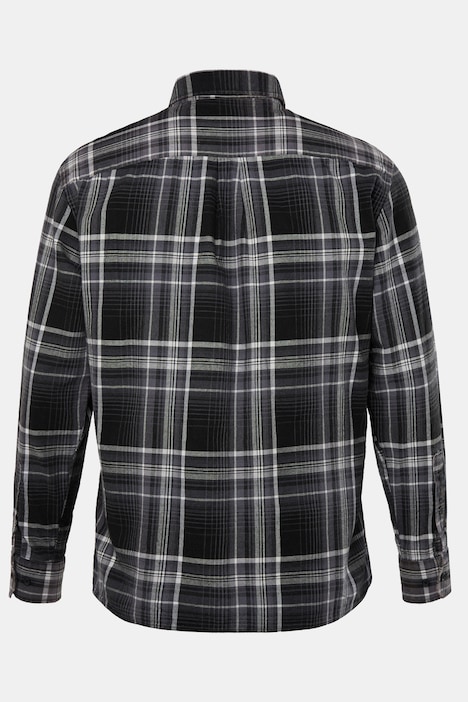 John F. Gee Karohemd, Langarm, Kentkragen, Modern Fit, bis 8 XL