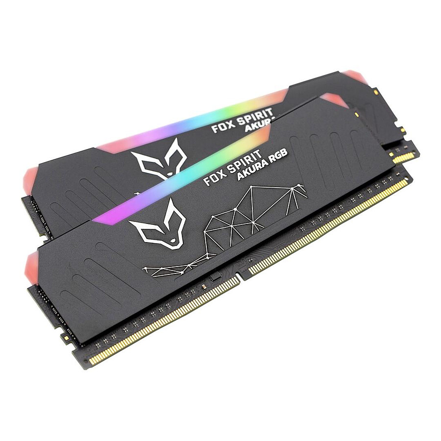 Fox Spirit Akura RGB - 2 x 8 Go (16 Go) - DDR4 3200 MHz - CL16